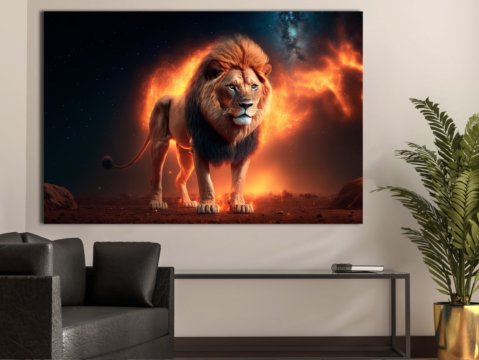 Lion%20-%20Laminasyonlu%20Kanvas%20Tablo