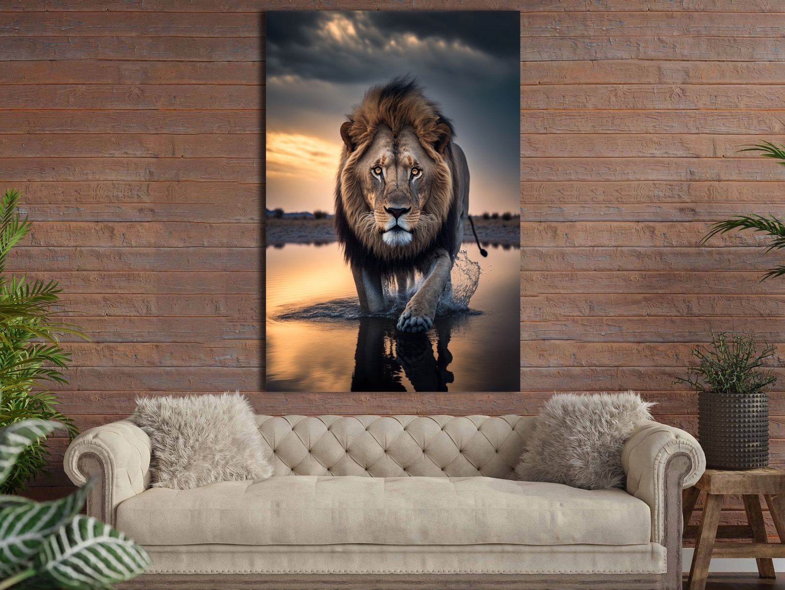 Lion%20-%20Laminasyonlu%20Kanvas%20Tablo