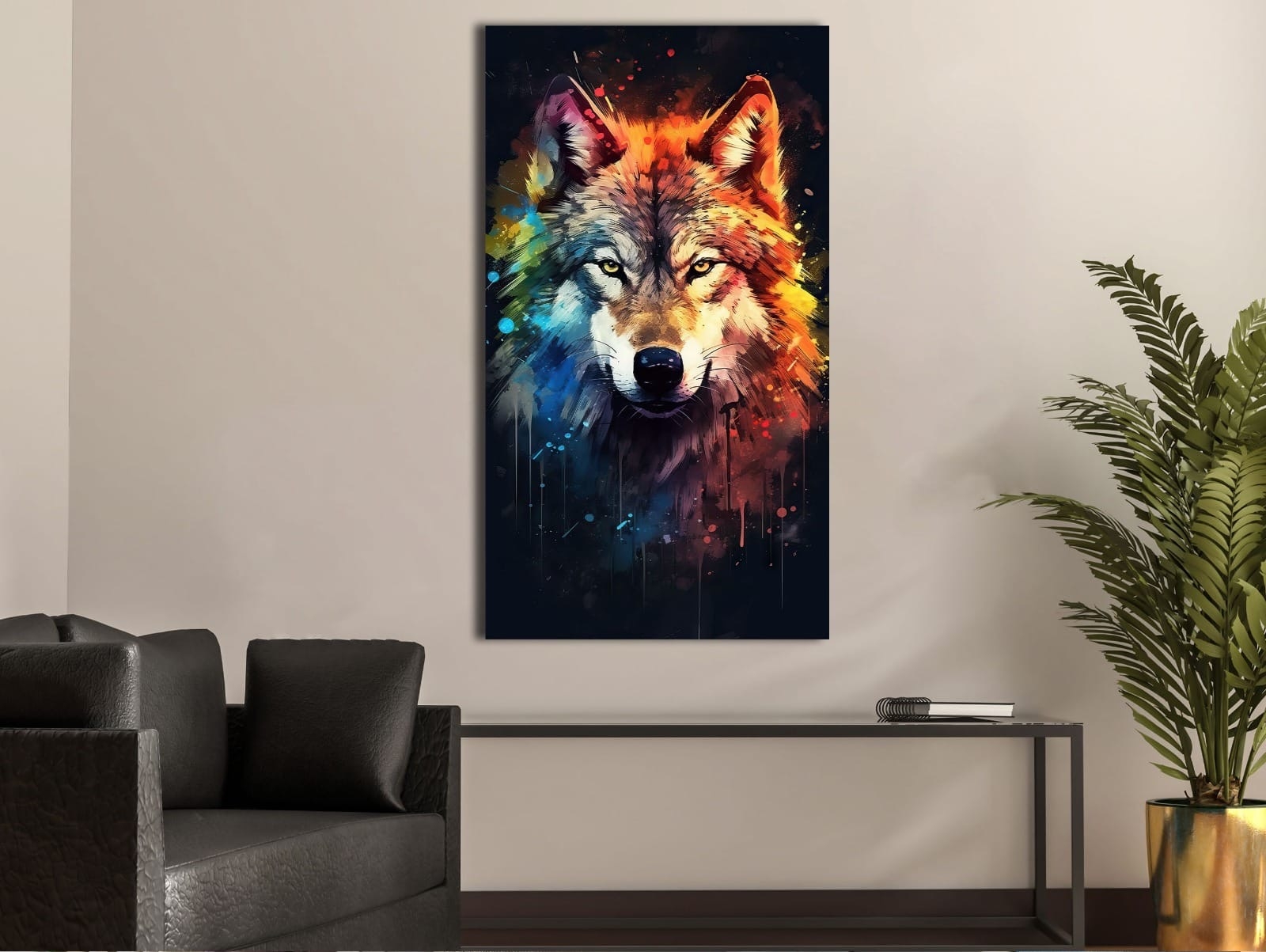 Wolf%20-%20Laminasyonlu%20Kanvas%20Tablo